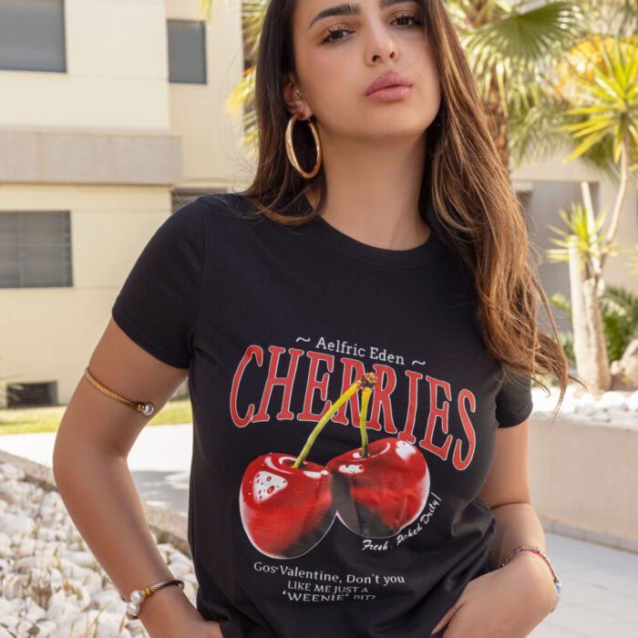T-SHIRT imprimé Cherries – Aelfric Eden