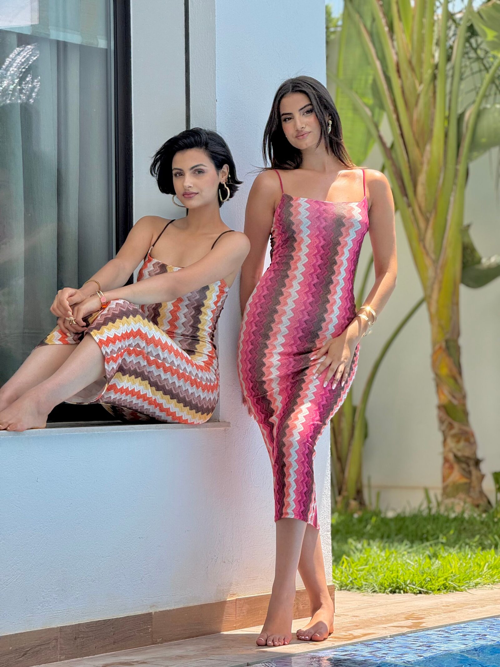 Robe Zigzag Multicolore – Vibe Bohème Chic